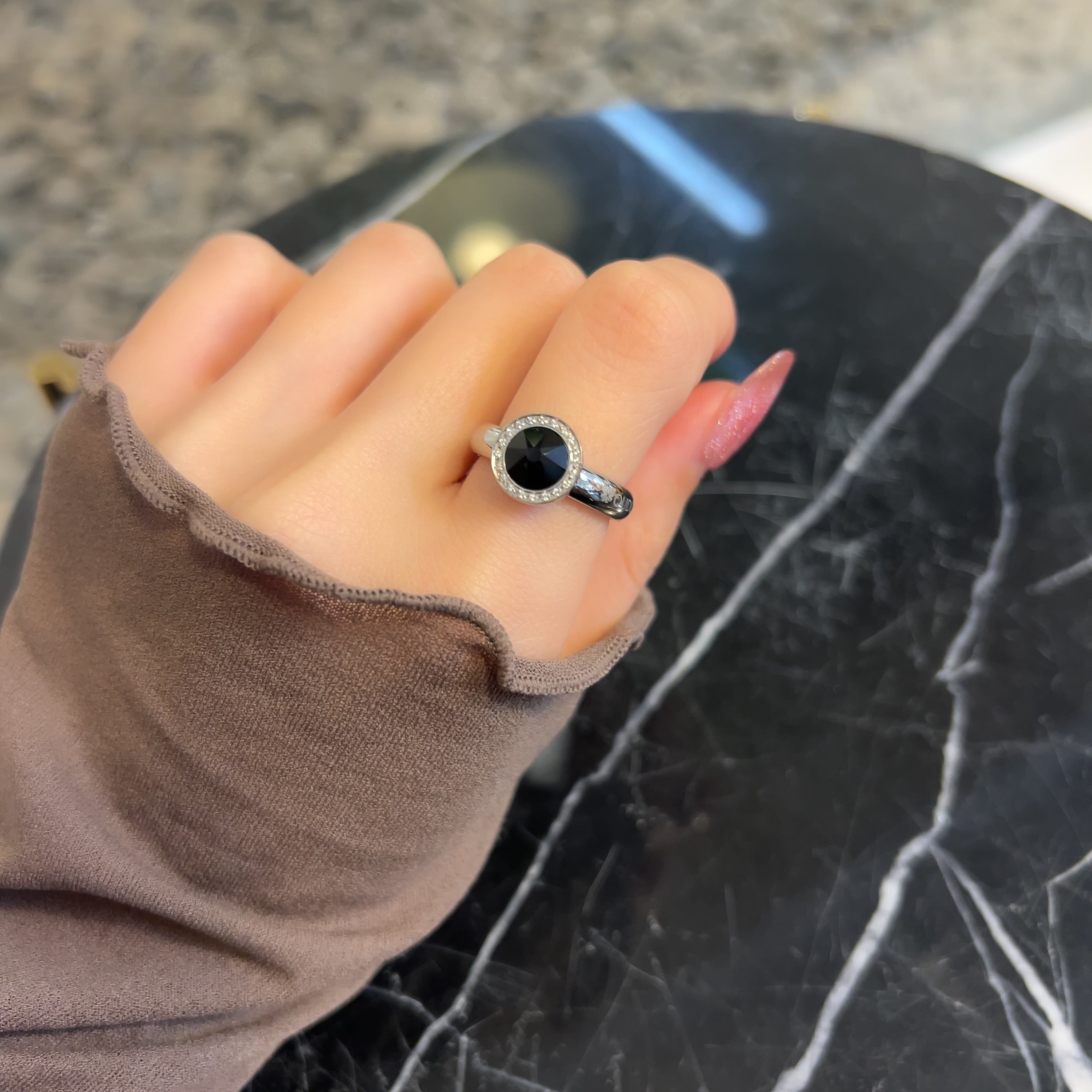 セットアップリング CANINO deluxe (S/P) jet | qudo-japan