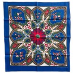 【Goodカラー】80~90s RN15582 花柄　ヴィンテージバンダナ　MADE IN USA