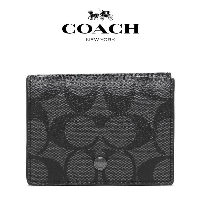 coach 三つ折り財布