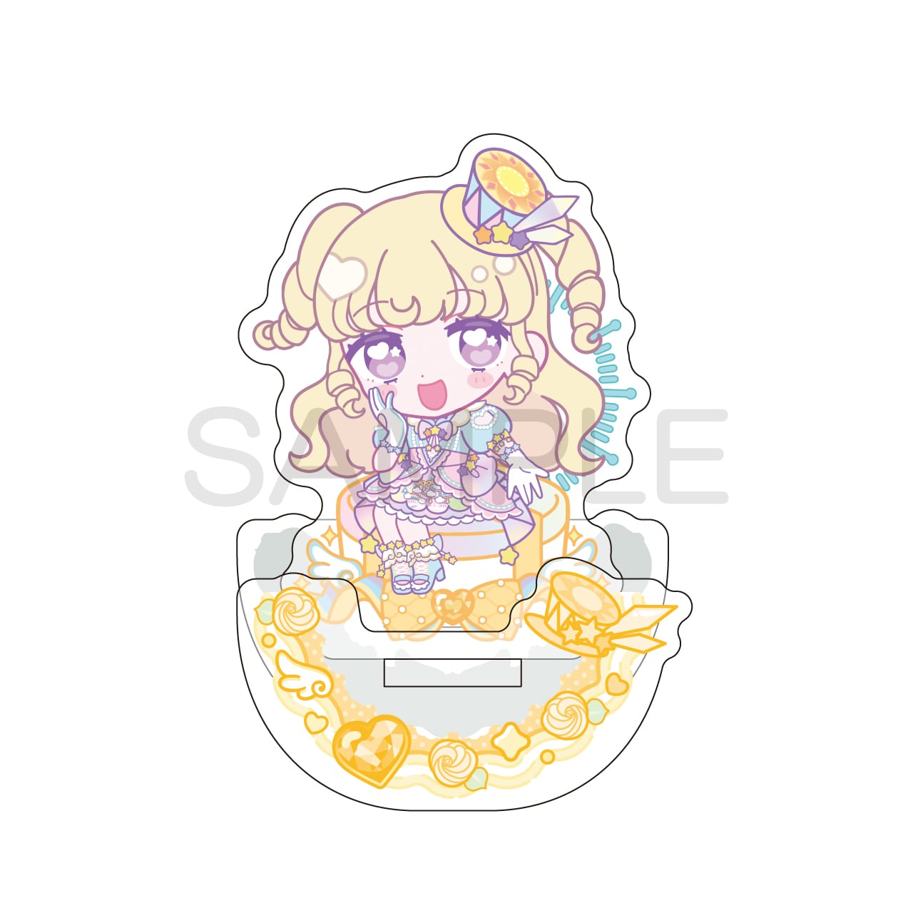 プリティーシリーズ きゃらっぴん ゆらゆらアクリルスタンド ゆい