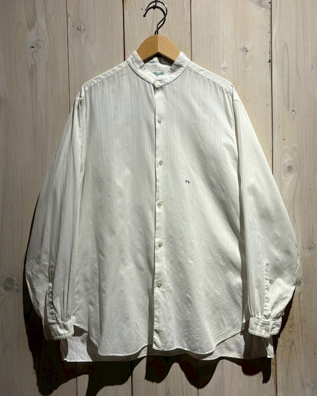 【a.k.a.C.a.k.a vintage】50’s〜60’s Vintage Stripe Band Collar Shirt