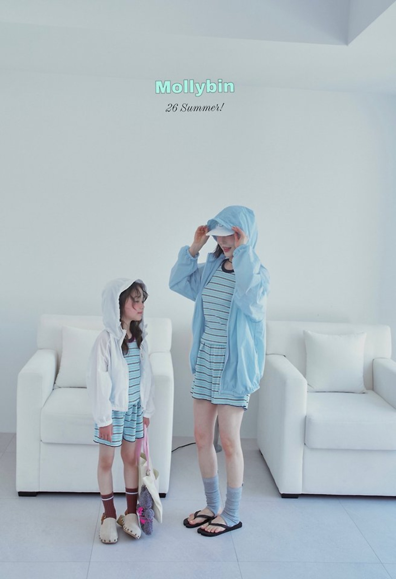 [Mollybin] Cap Hood Windbreaker (JS) / [몰리빈] 캡후드바람막이 (JS)