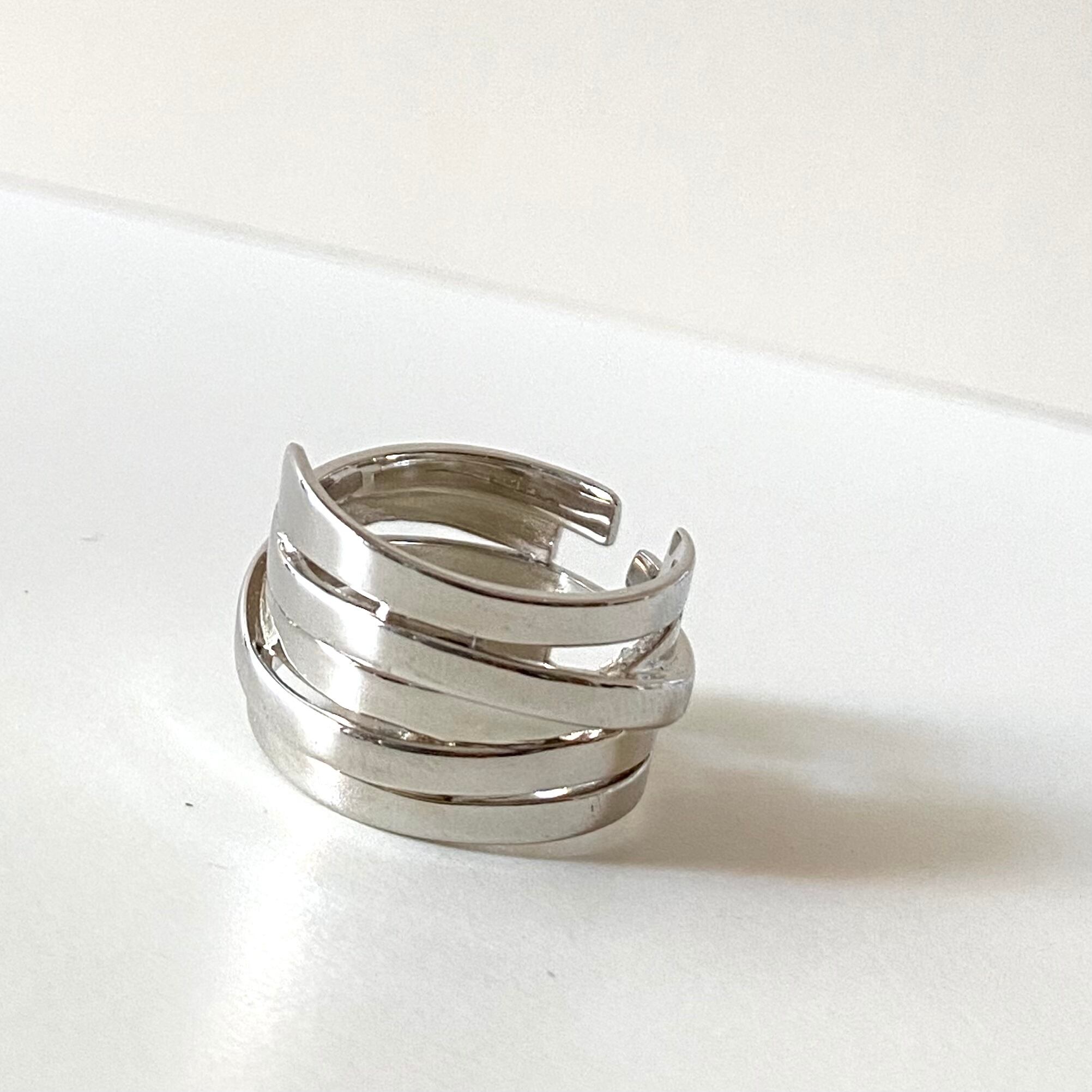 〔Silver925〕 Layered ring