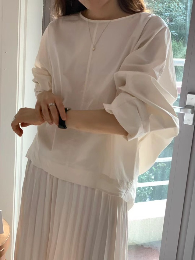 (OUNCE) ball blouse / 2color