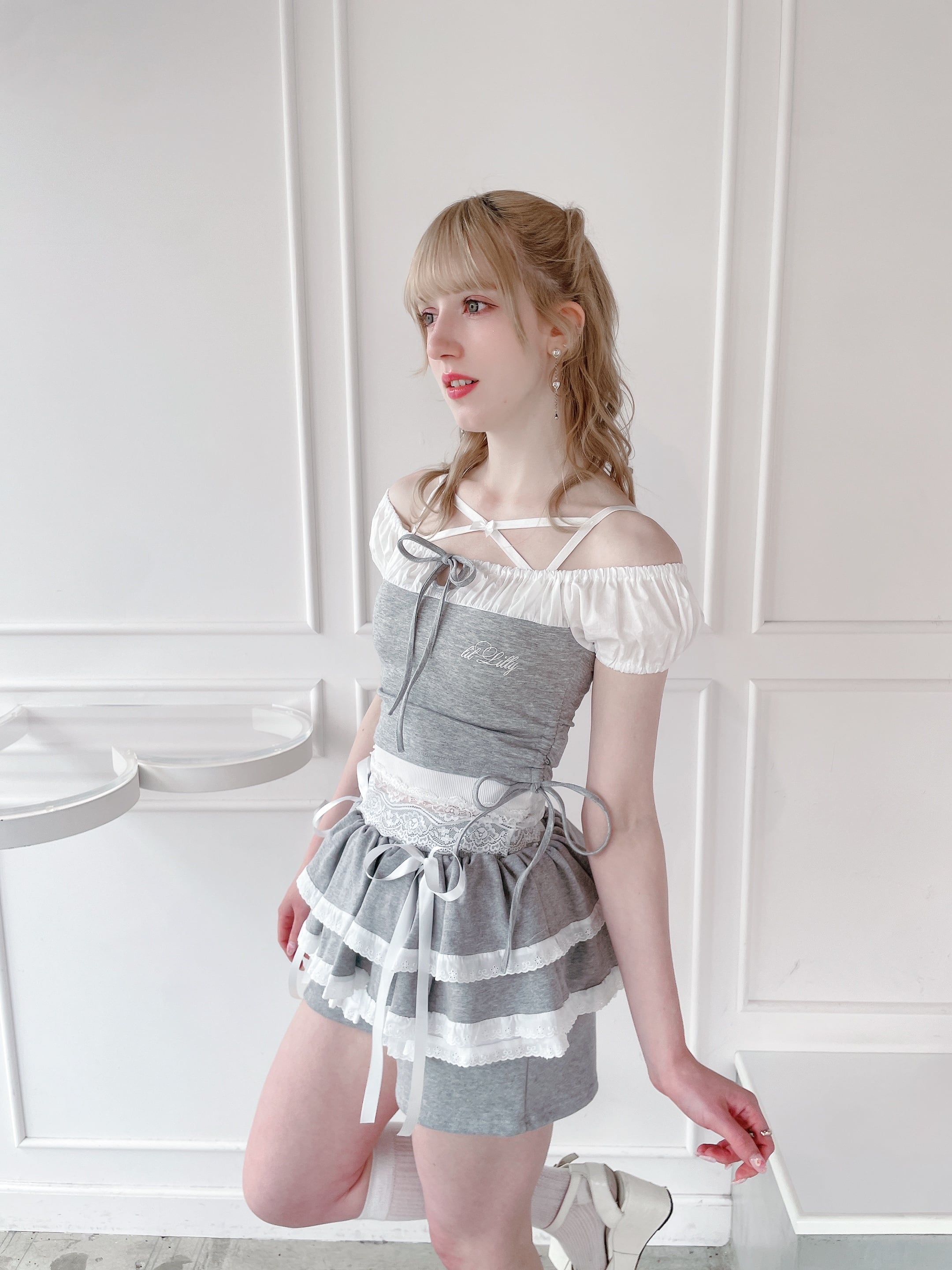 ペプラムスウェットレースショートパンツ | lilLilly official webstore