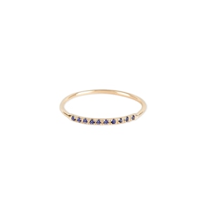 EDR275A hemera deep blue sapphires ring  <eikosi dyo>