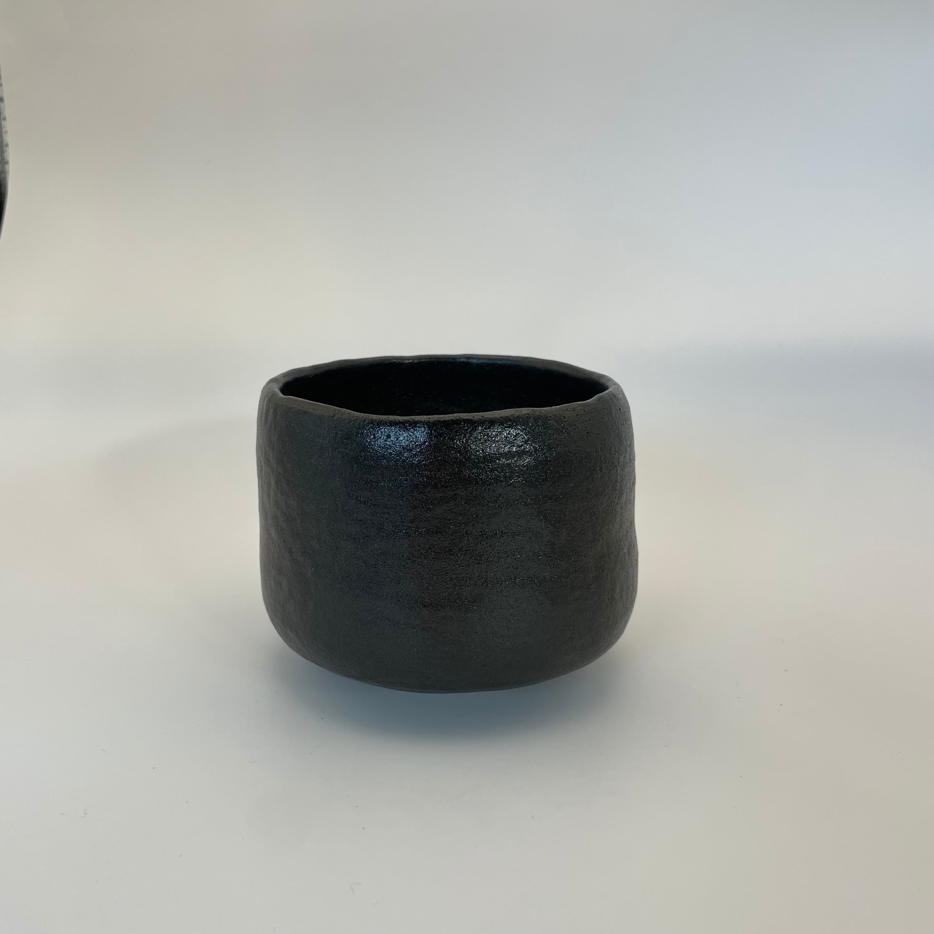 【鉢開 】長次郎写 佐々木昭楽作　黒楽茶碗 鉢開 】長次郎写 佐々木昭楽作黒楽茶碗