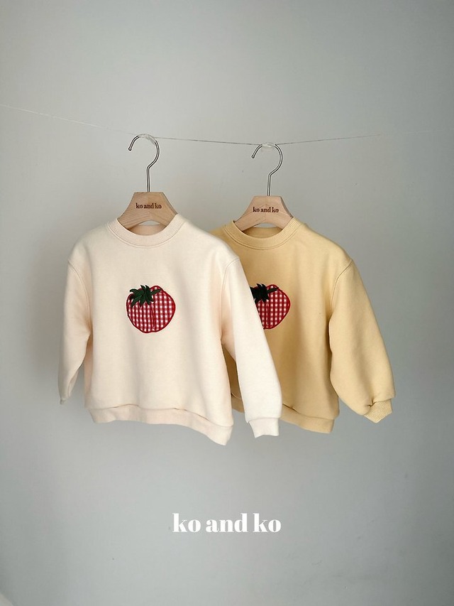 〖取寄〗韓国子供服 / 26winter / ko and ko / トマトMTM / キッズ服 *XXS~L*