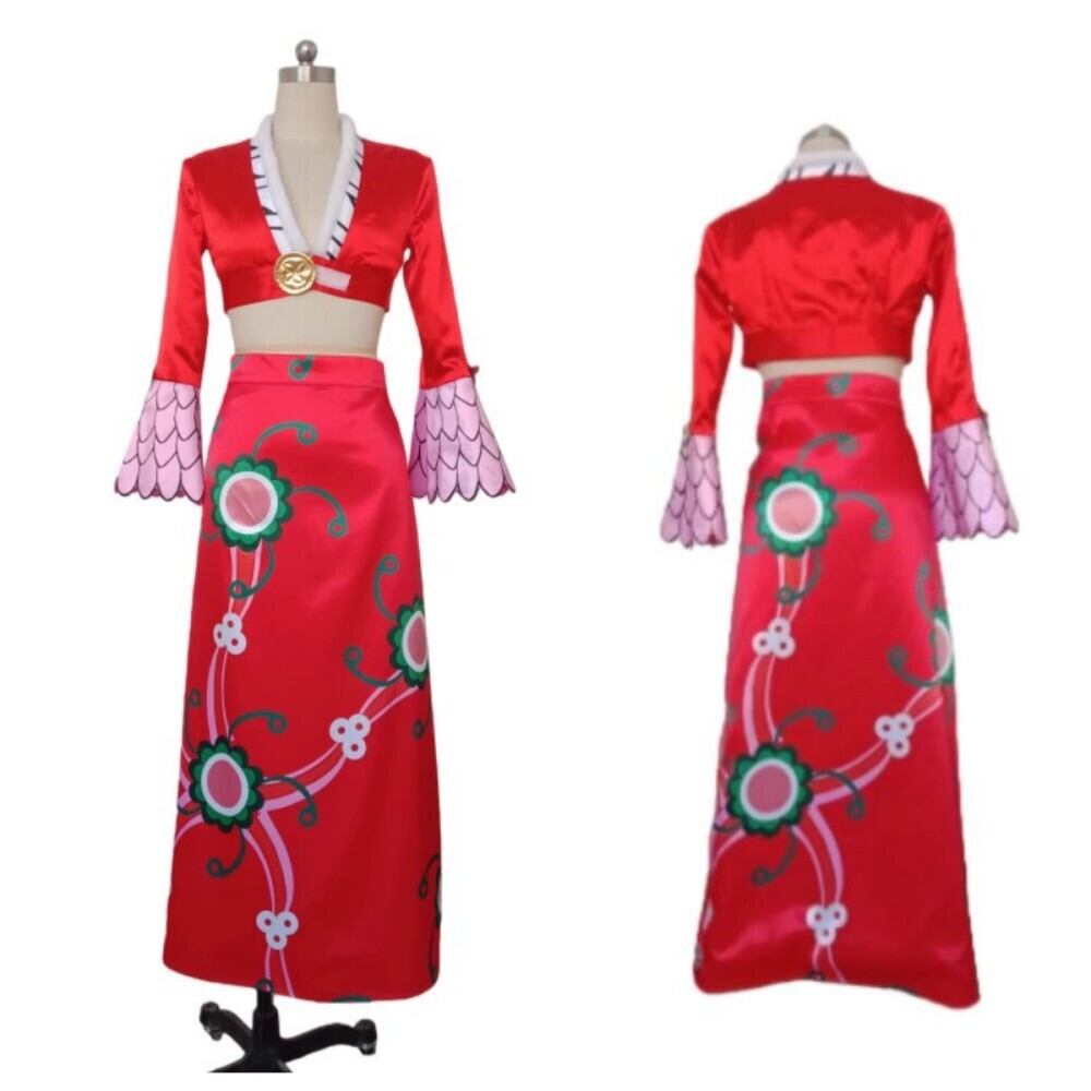 K228 ONE PIECE★ボア・ ハンコック 風 コスプレ衣装 cosplay コスチューム