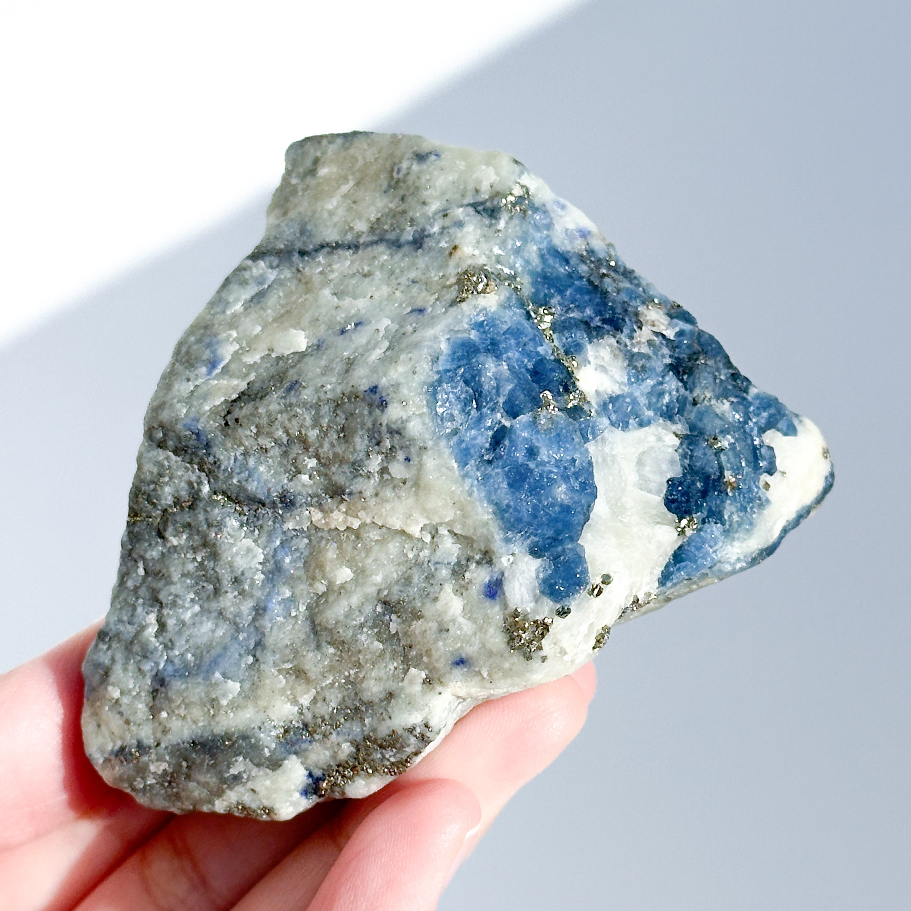 蛍光◎アフガナイト 原石74◇Afghanite◇ 天然石・鉱物
