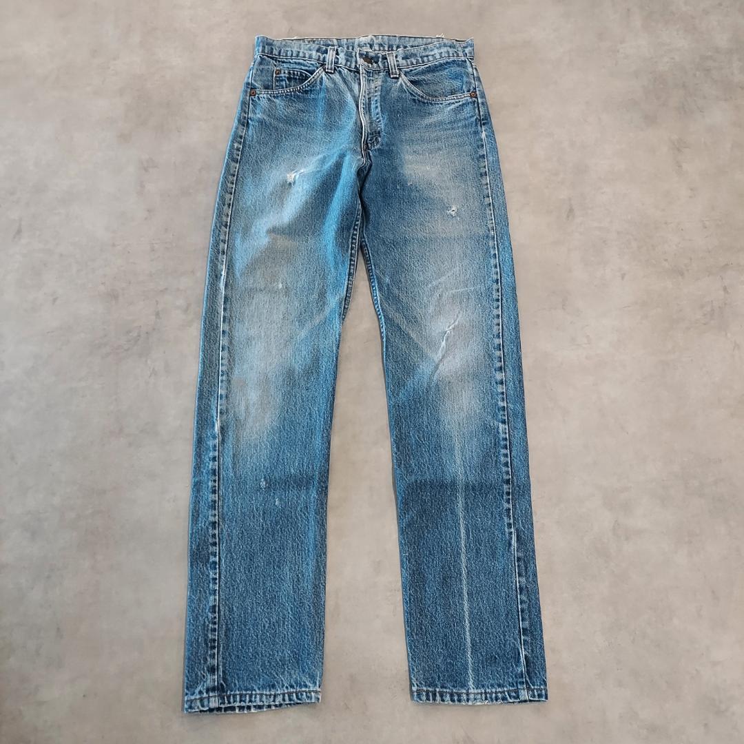 リーバイス505 Levis W32 青 古着 80s USA製 21219