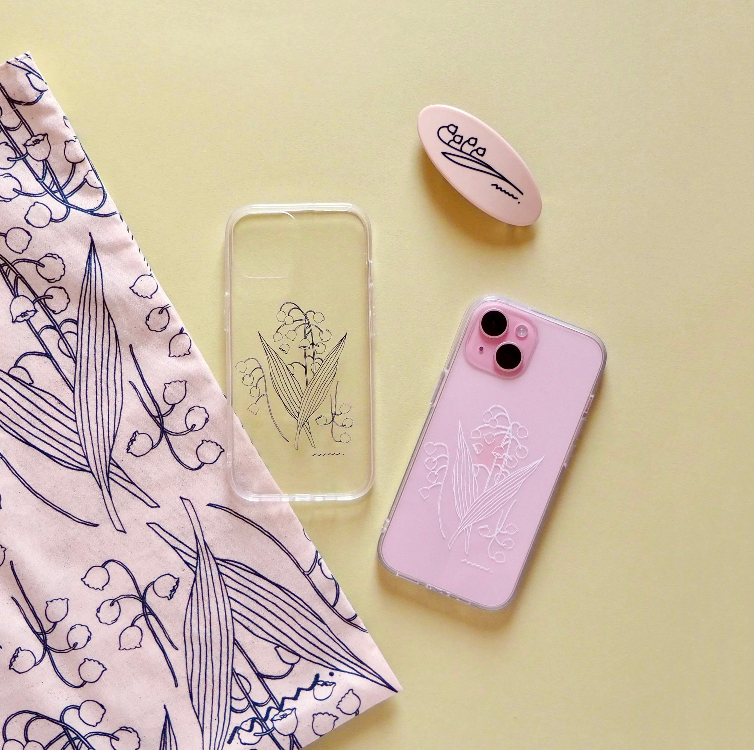 clear iPhone case《踊るヴェール》