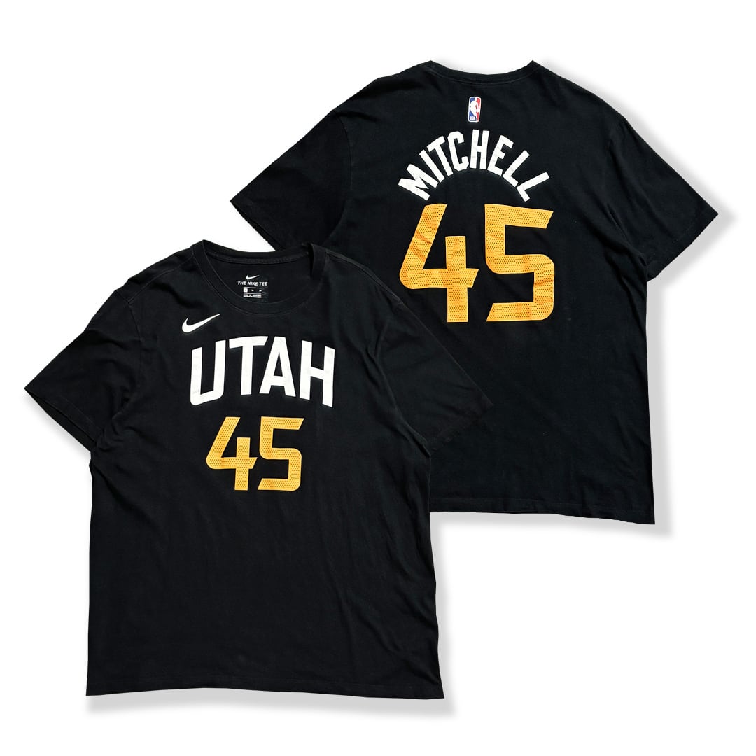Donovan Mitchell 【Utah Jazz】 Numbering T-Shirt. NIKE