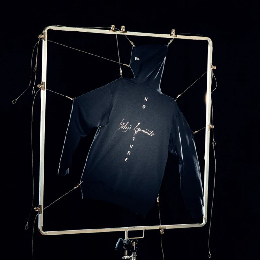 Yohji Yamamoto×New Era NO FUTURE PRINT SWEAT PULLOVER HOODIE BLACK