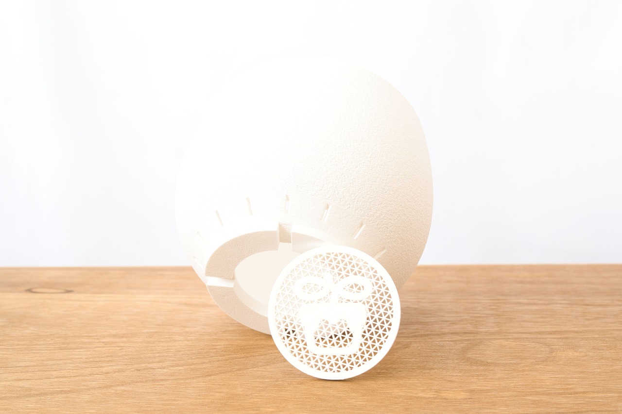 受け皿鉢(4号サイズ)｜ホワイト×レッド