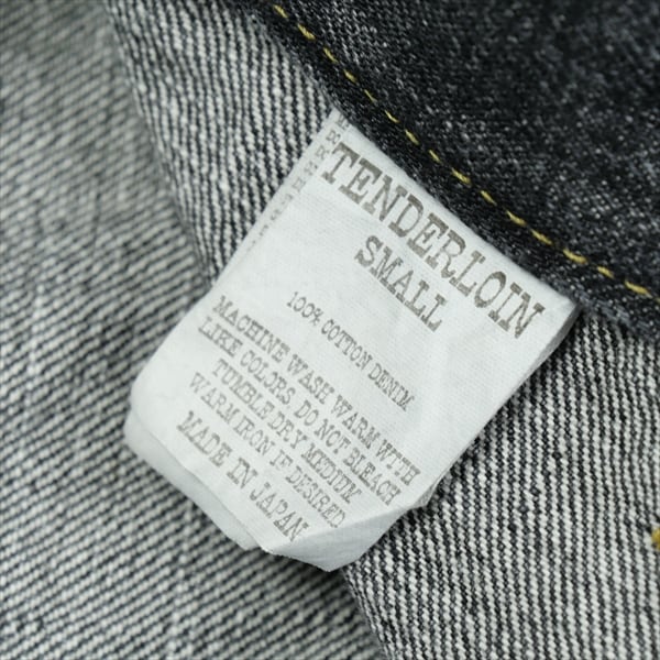 Size【S】 TENDERLOIN テンダーロイン DENIM SHORTS WASH BLACK デニム