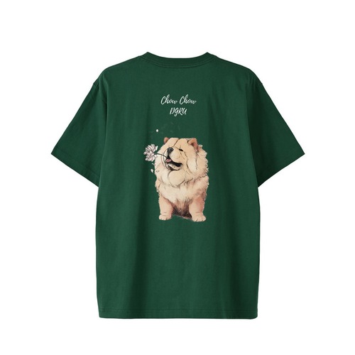 チャウ・チャウ　スタンダートTシャツ　バックデザイン