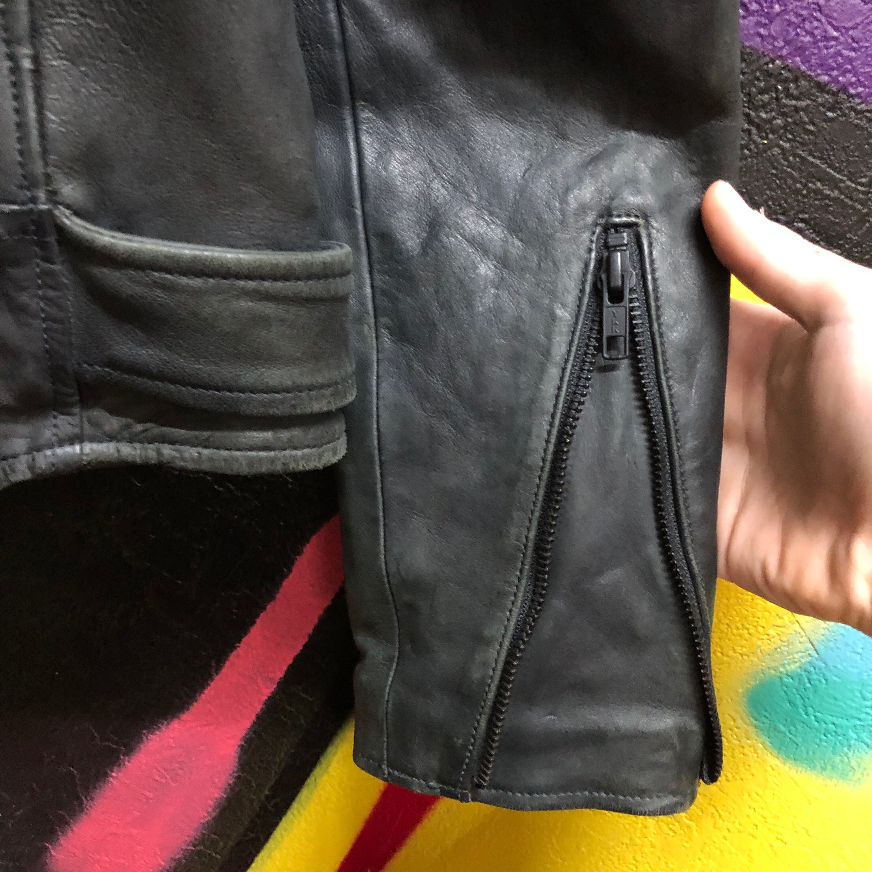 size 2 (M) blackmeans sheep leather riders jacket | 古着屋border
