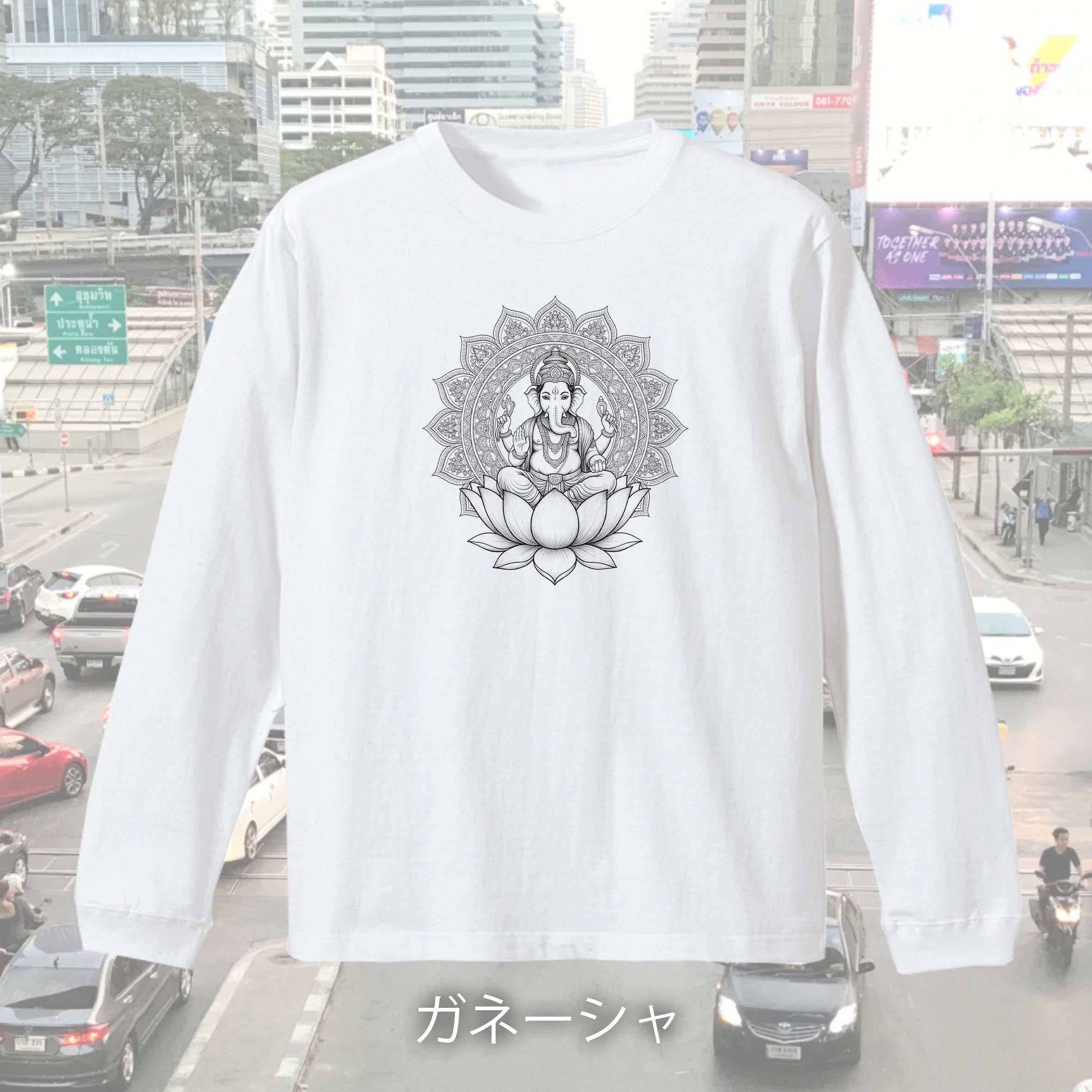 【ethnic】CANDYエスニック 長袖Tシャツ【world wide】