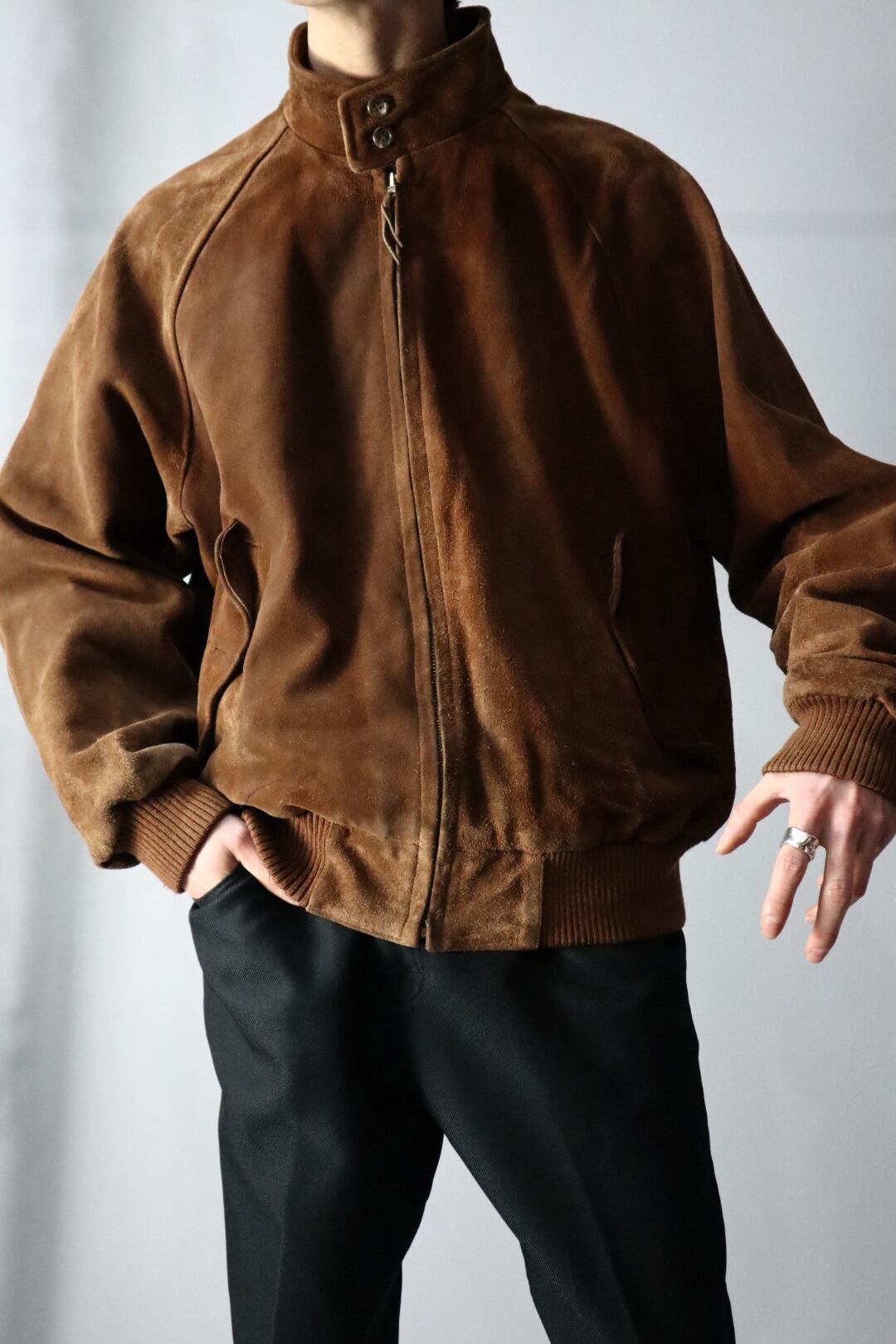 1990s “Polo by Ralph Lauren” vintage G-9 type suède jacket size L | 古着屋ANT  ONLINE