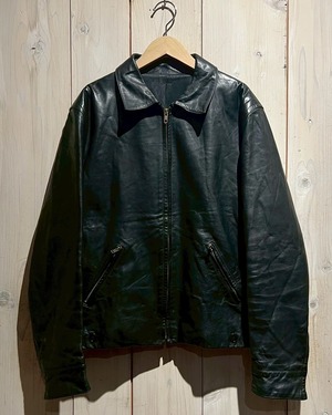 【a.k.a.C.a.k.a vintage】“agnes b.” Special Zip Up Leather Jacket