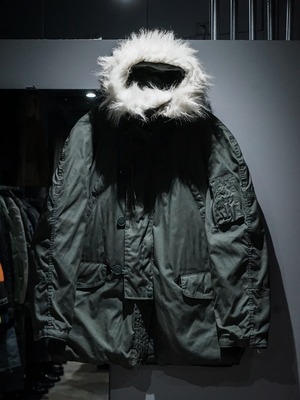 【add (C) vintage】"US ARMY" "N-3B" Vintage Flight Jacket