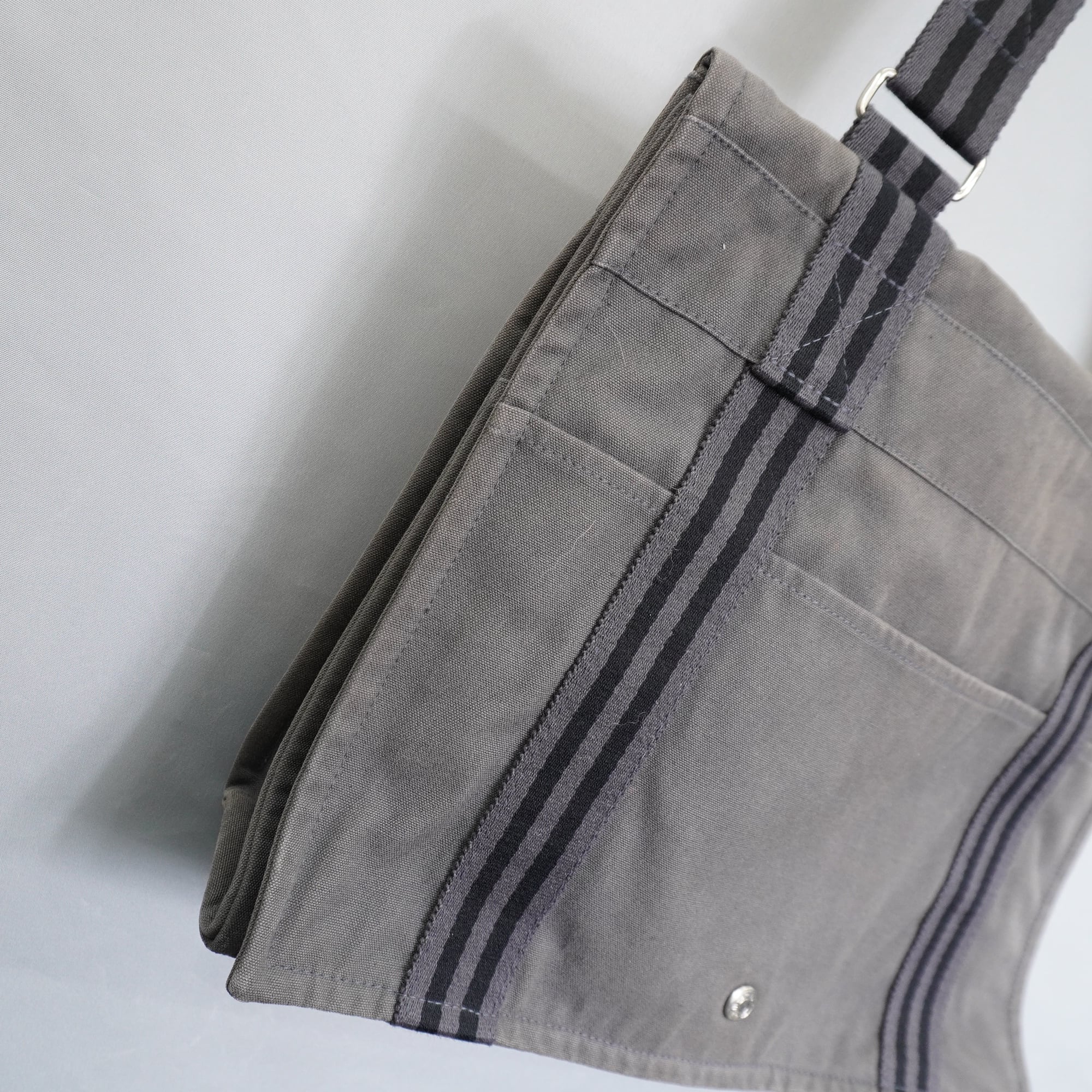 HERMES】エルメス vintage フールトゥ バサスGMキャンバスショルダー
