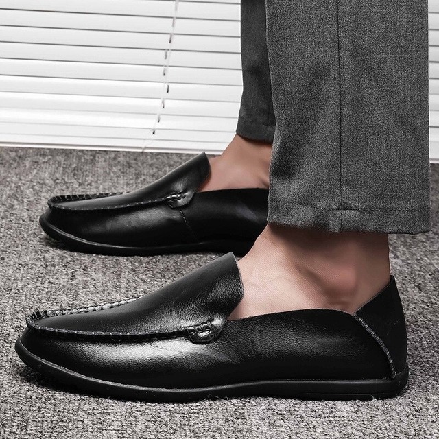 【TR2524】Vintage Flat Loafer Shoes