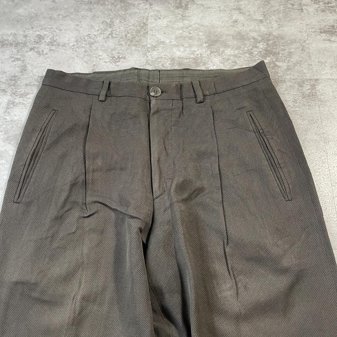 90s GIORGIO ARMANI slacks black イタリア製 | ib2
