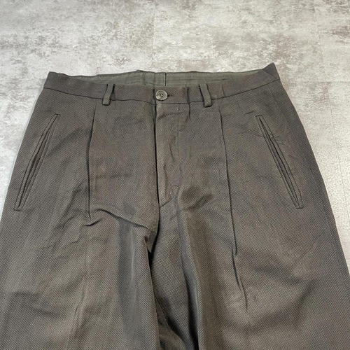 90s GIORGIO ARMANI slacks black イタリア製 詳細写真4