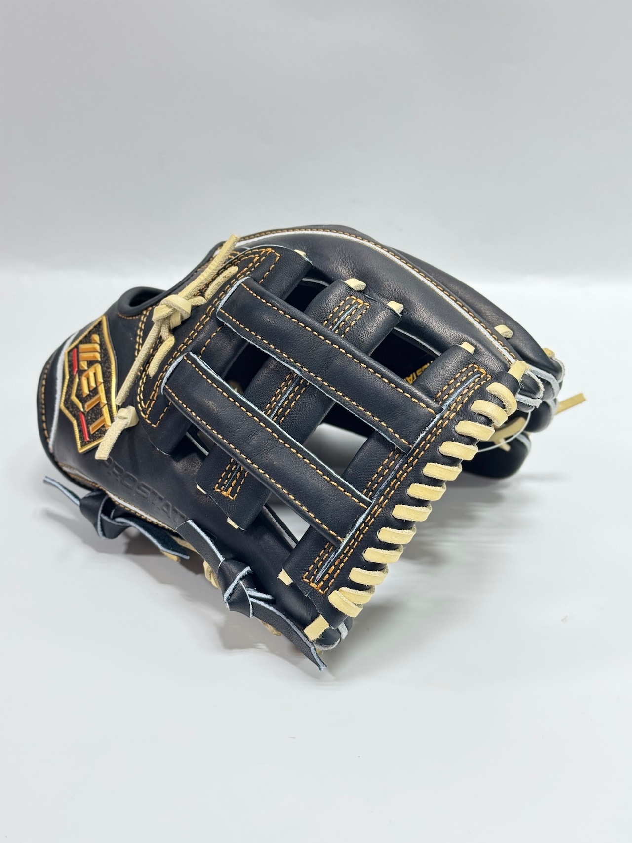ZETT PROSTATUSーゼットプロステイタス michii supreme order 硬式グローブ ゼットミチイオリジナルグラブ 右投げ用 296型 今宮モデル ナイトブラック×パステルブラウン 69・画像4