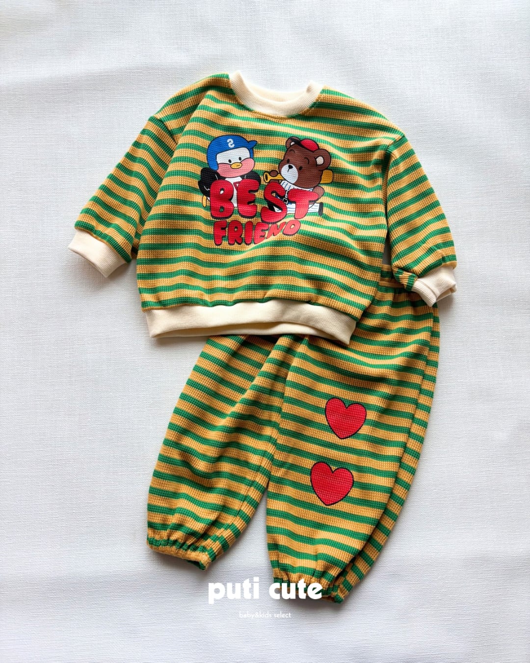 baby ꒰ 即納 ꒱ Best friend stripe set up / SERA ⸝⋆