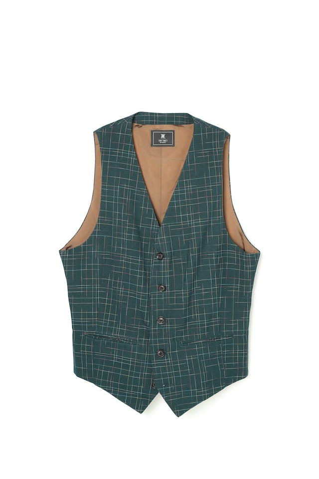 KASURI RAINBOW CLASSIC VEST GREEN