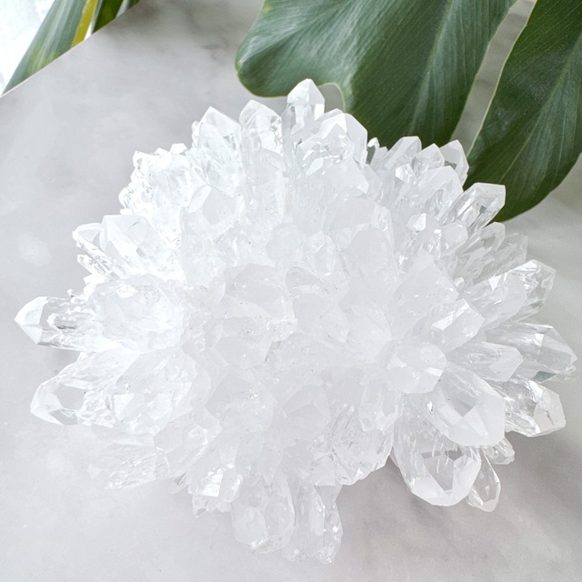 四川省産　菊花水晶　クラスター　天然石