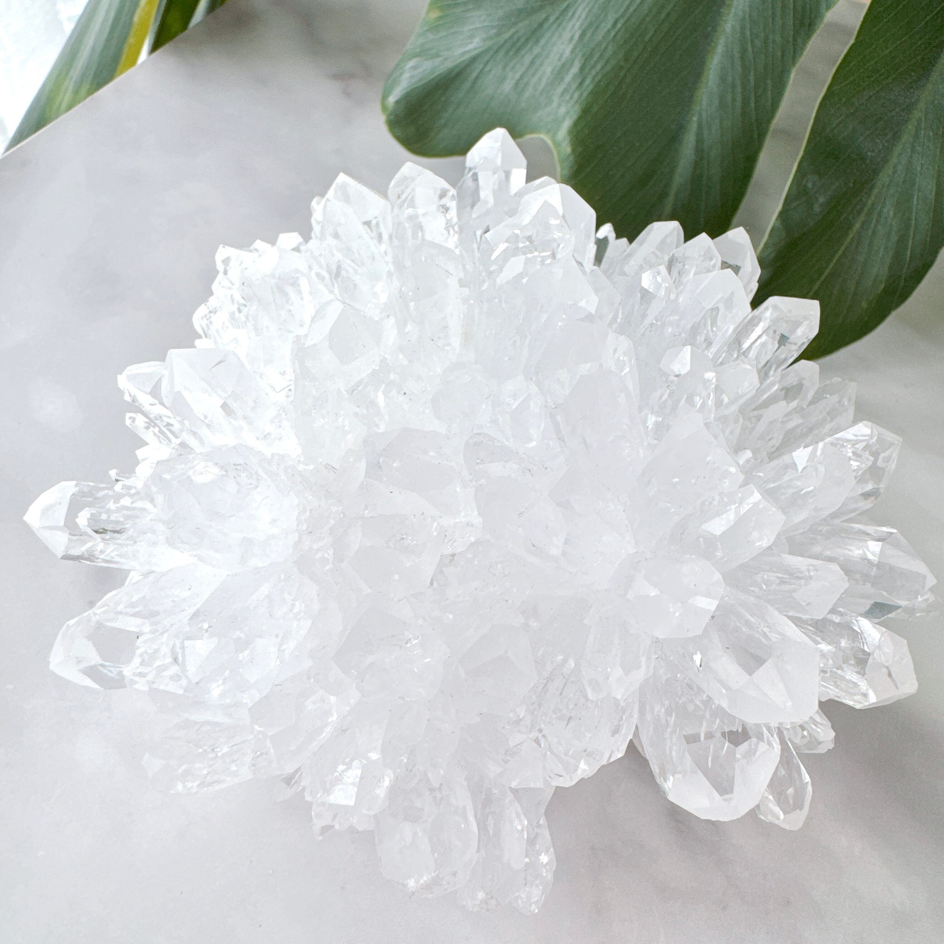 四川省産 菊花水晶 クラスター 天然石