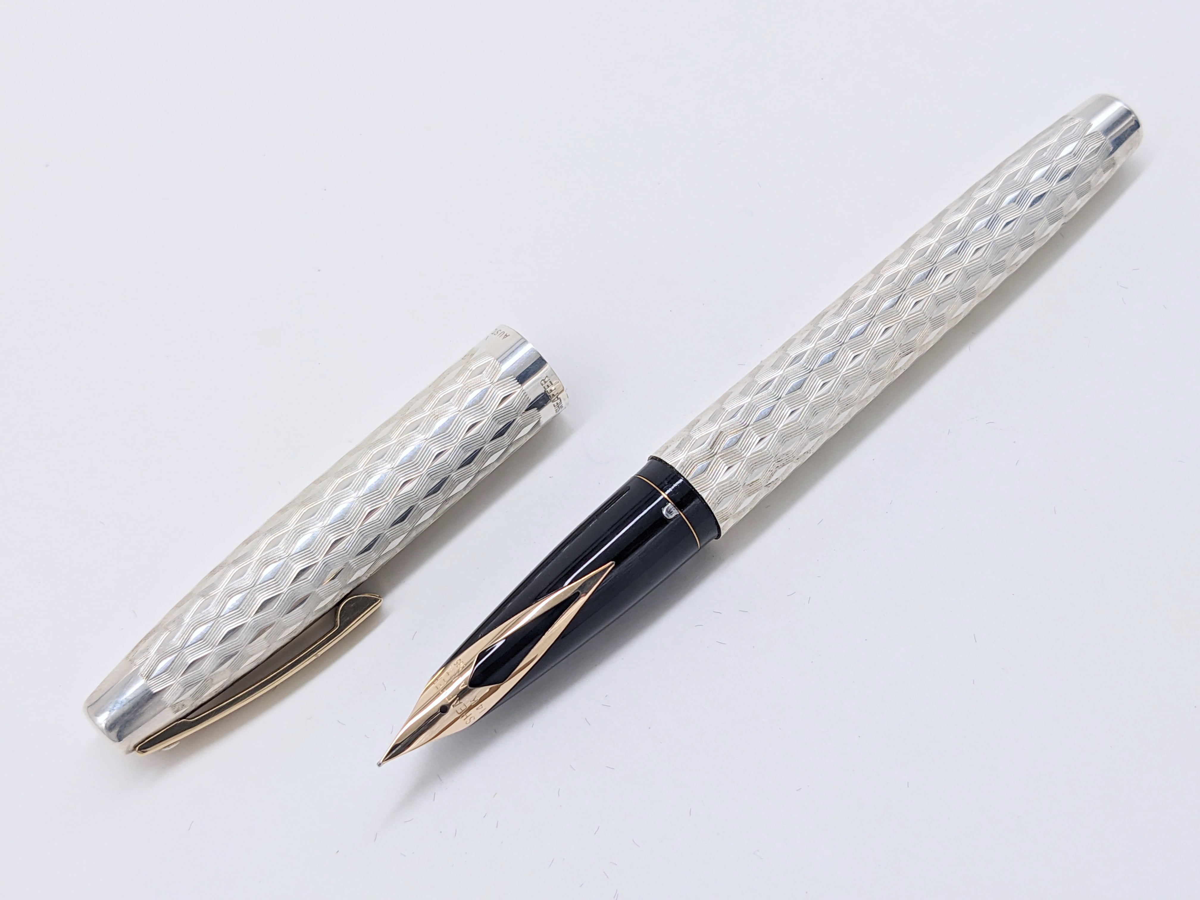SHEAFFER シェーファー 14K 万年筆 STERLING SILVER シェーファー SHEAFFER | 川口明弘の調整万年筆