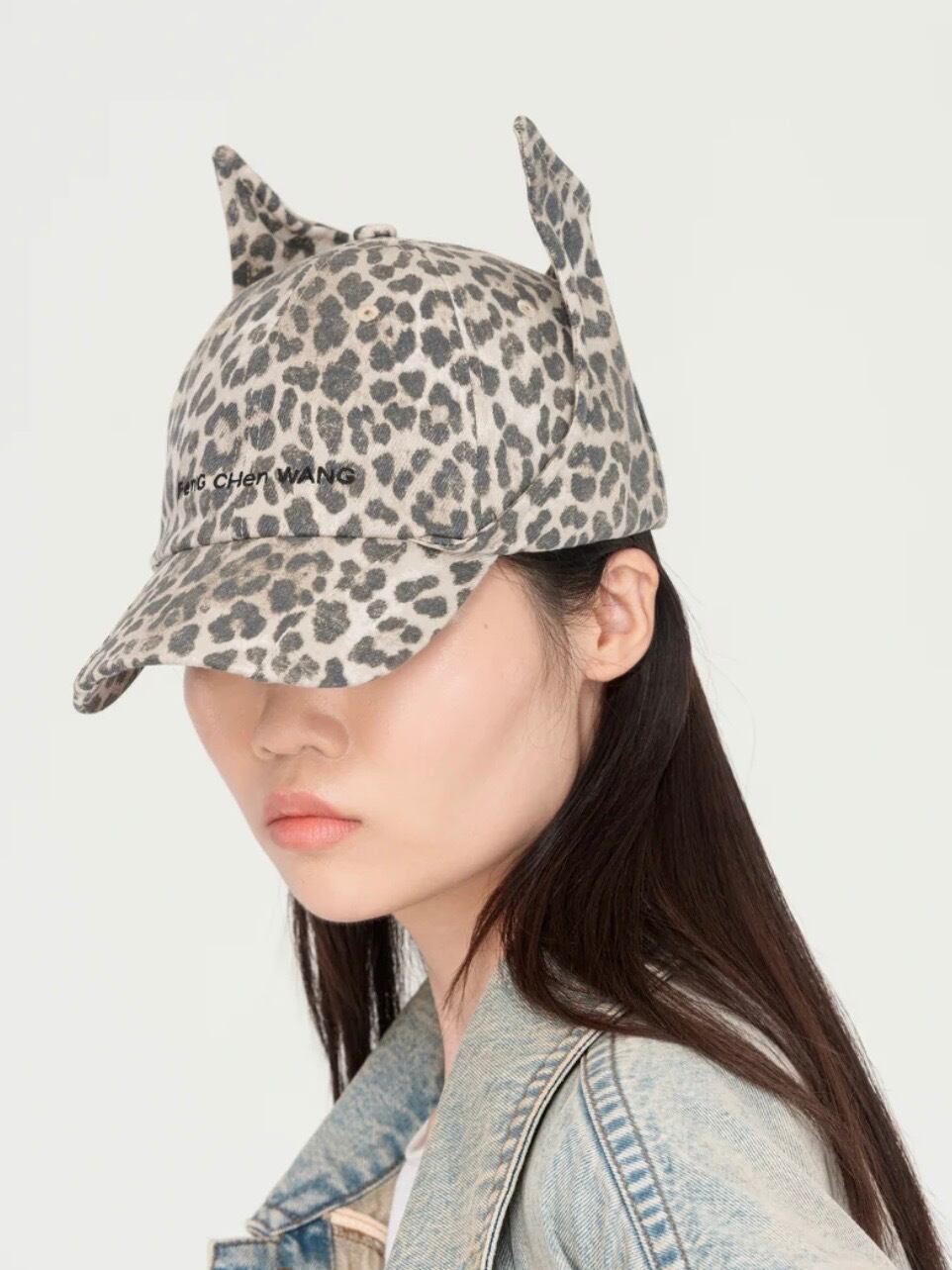 26AW | WOMEN】Feng Chen Wang フェンチェンワン / キャップ / LEOPARD
