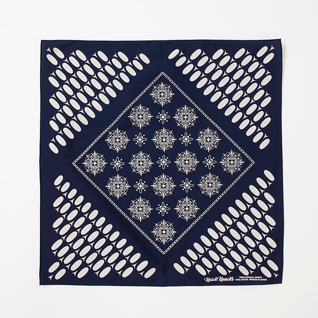 ▼DOT　BANDANA　NAVY▼