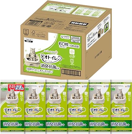 デオトイレ 消臭 抗菌シート 1ケース デオトイレ 複数ねこ用 消臭抗菌