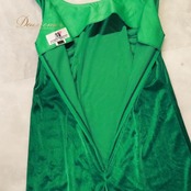 フラダンス 衣装 FANCY DRESS ファンシードレス ワンピース ドレス グリーン系 緑 ベロア生地 無地 ノースリーブ ハワイアン アロハ フラ ダンス レッスン 練習 ハワイアンダンス 光沢感 高級感 華やか 鮮やか かわいい おしゃれ 上品 大人っぽい 練習着 レッスンウェア ダンス衣装