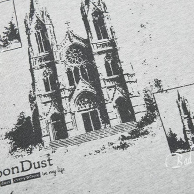 star sleeve castle long tee　スタースリーブキャッスルロングティー　J2177