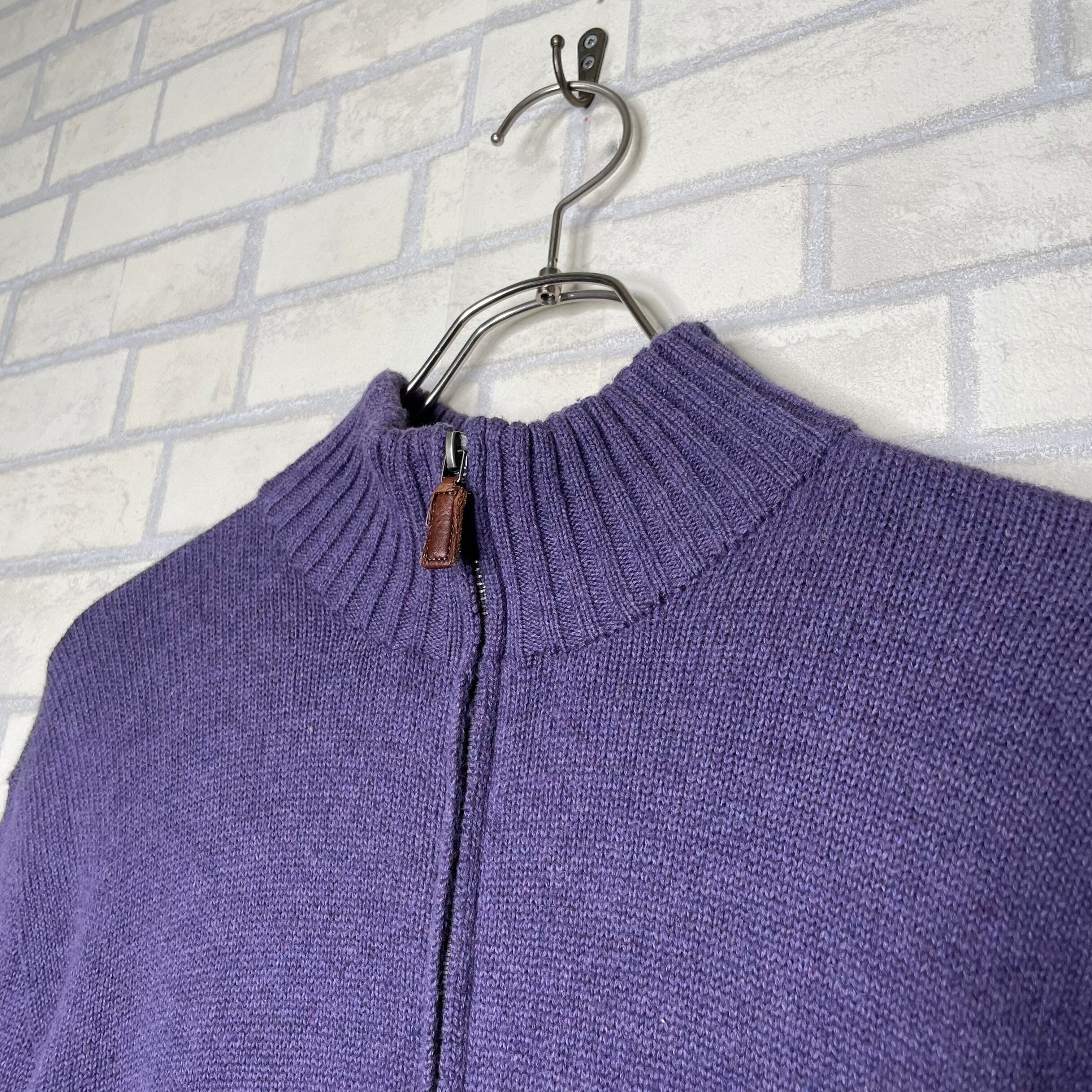 Polo By Ralph Lauren ハーフジップニット M（L相当） パープル 
