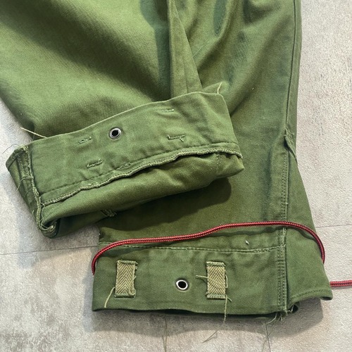 60-70s スウェーデン軍 実物 M-59 フィールドパンツ C48 w28 詳細写真13