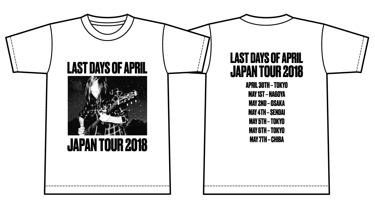 【未開封】JUDYANDMARY ライブツアーTシャツ　Lサイズ Last Days Of April ジャパンツアー2018 Tシャツ | FOOLA WEB SHOP