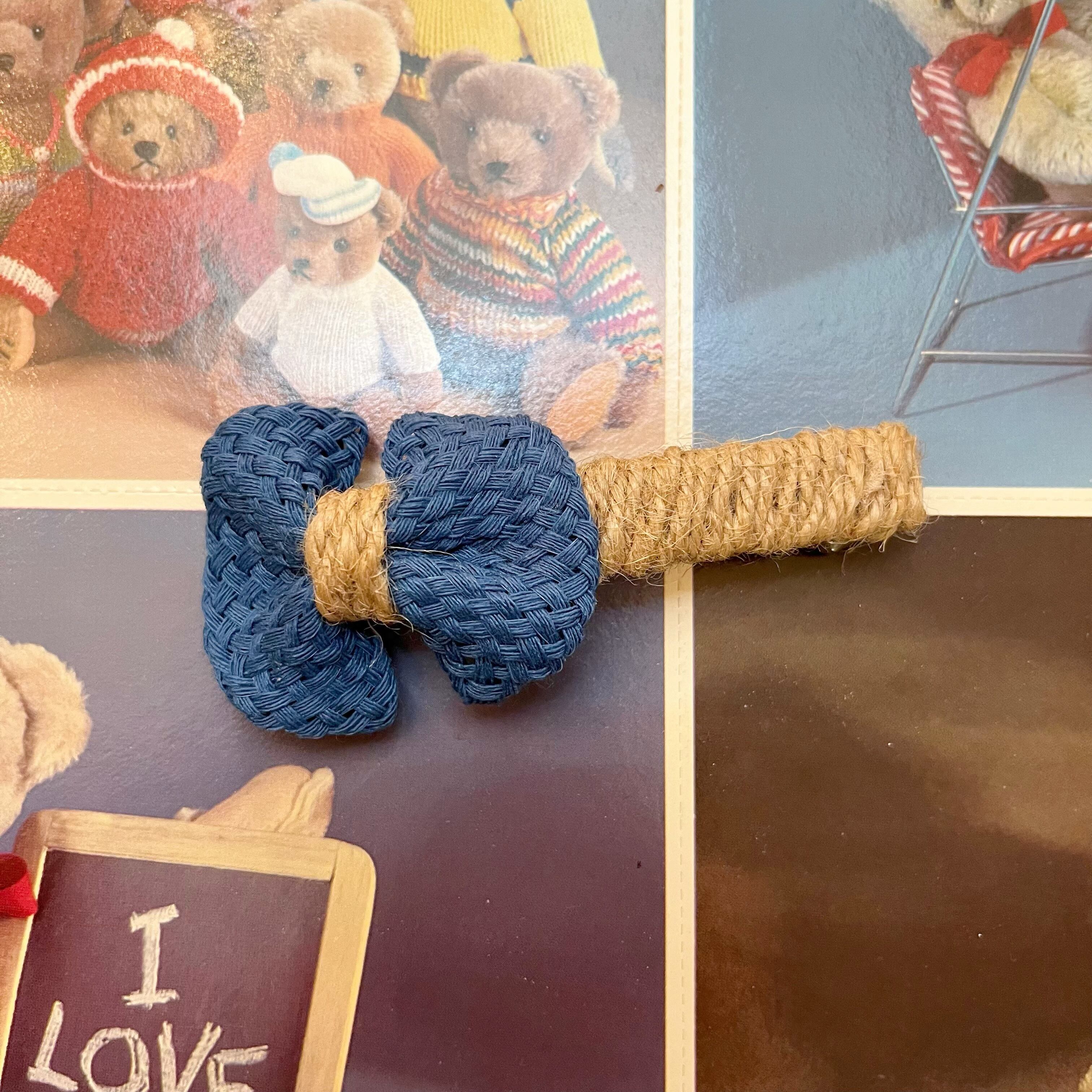 cotton ribbon ⑅ barrette