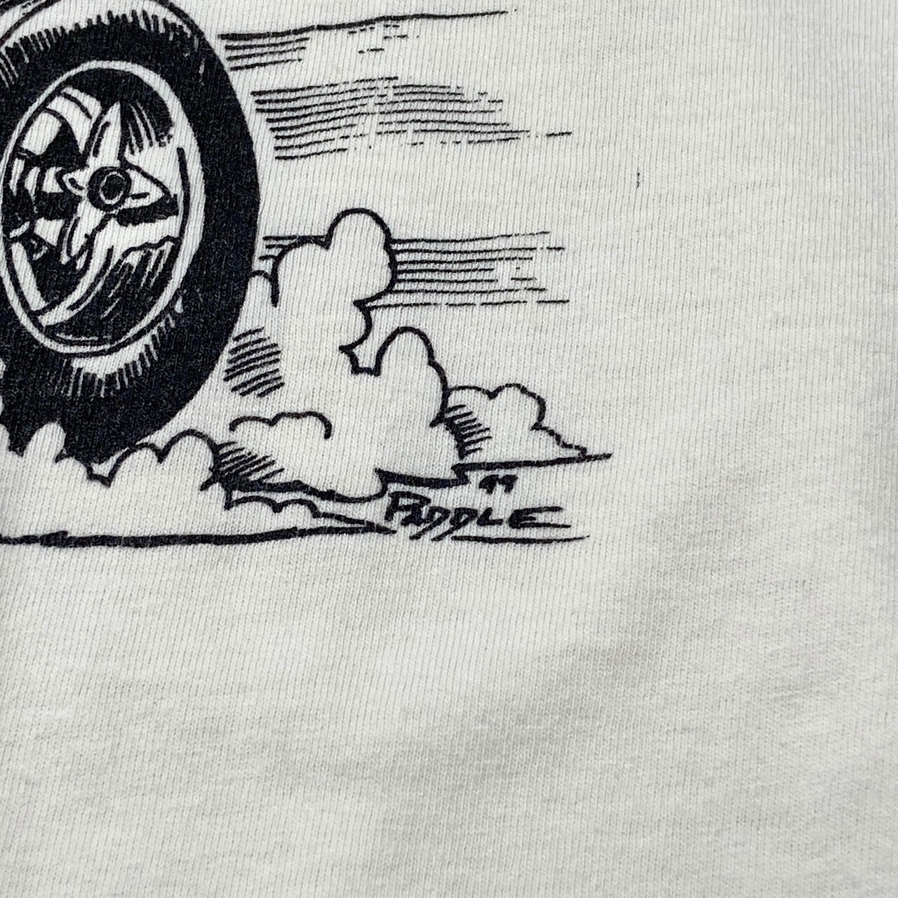 90年代 英国製 SURF HELL プリントTシャツ サーフ ユーロ メンズM 古着 