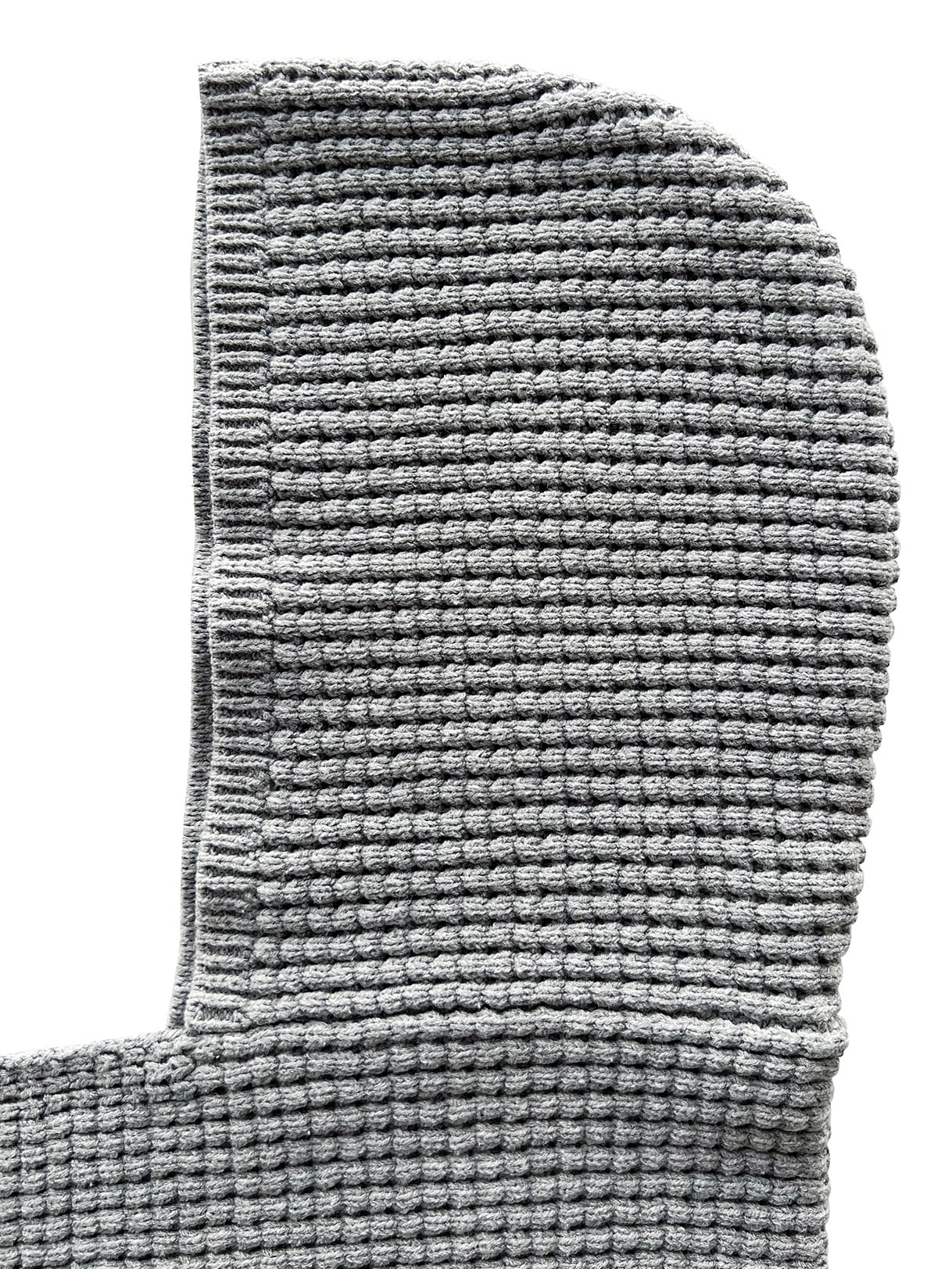 COMFORTABLE REASON / WAFFLE HOOD SCARF - GREY | DEXIM