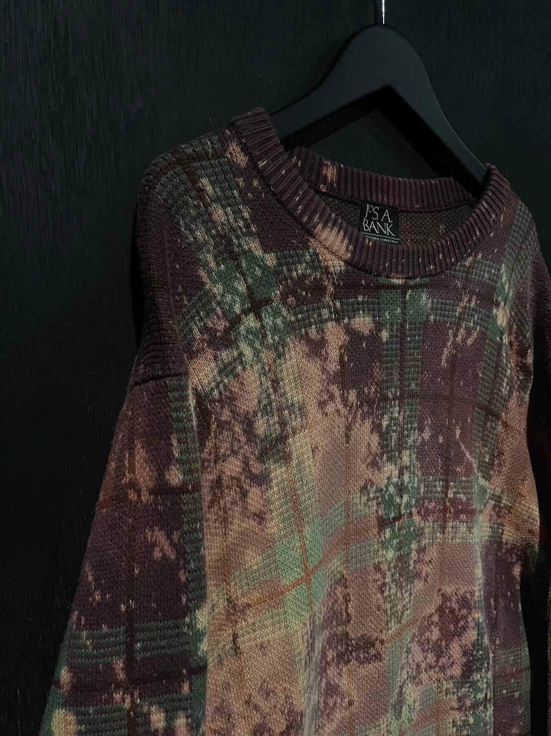 WEAPON VINTAGE】Breach Design Vintage Loose Cotton Knit | Caka 
