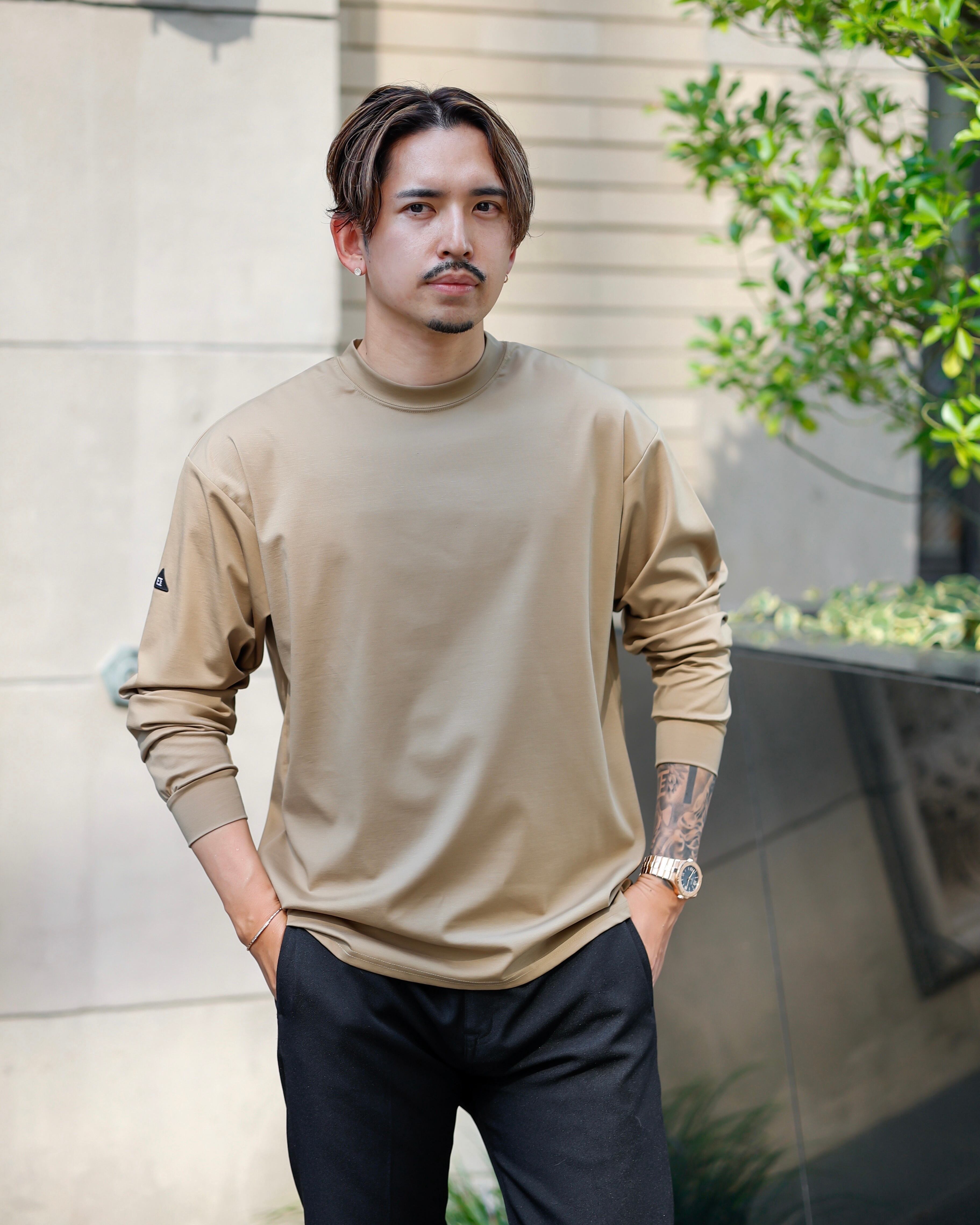 極A】究極の無地ロングスリーブ【高級素材】【即日発送】【2024AW 