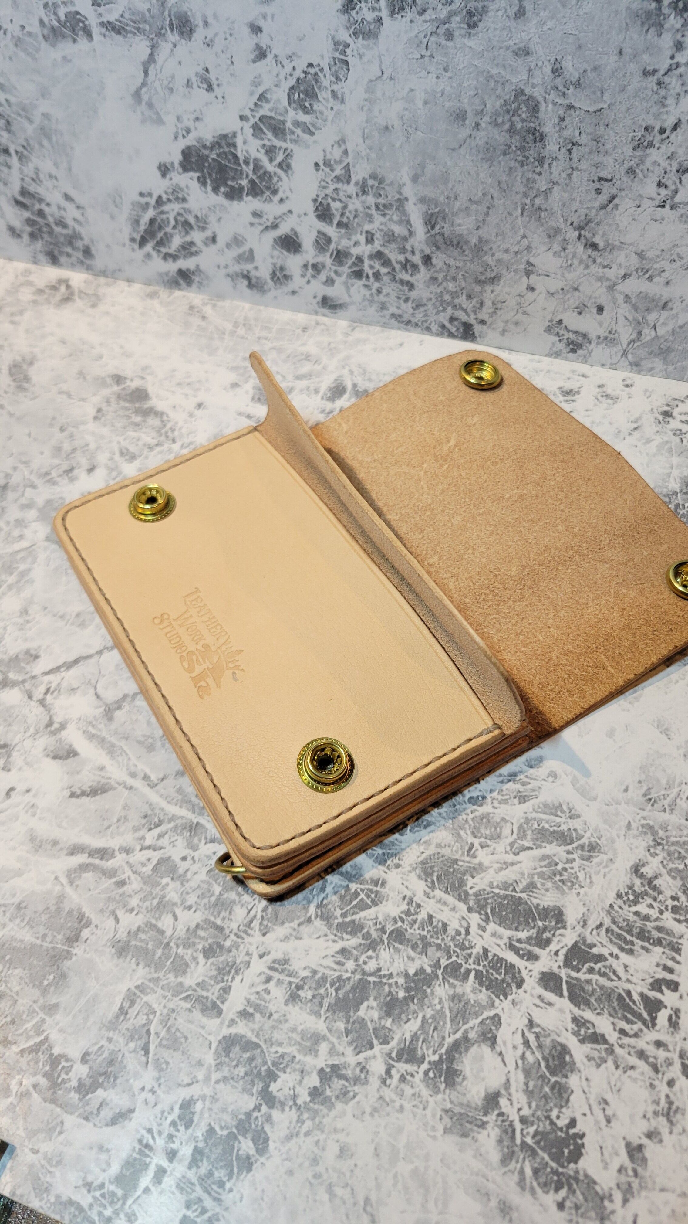 ショートトラッカーウォレット | Leather Work Studio ASH